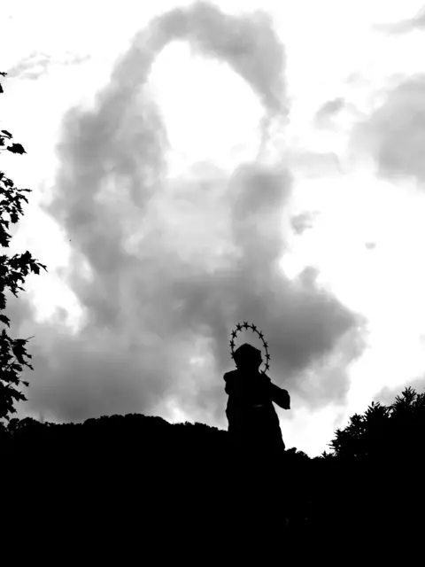 Der Heiligenschein auch in den Wolken | Foto: Brigitte Melder