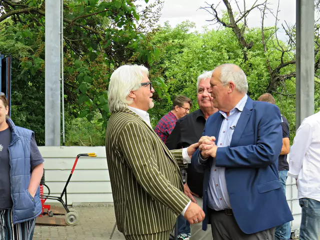 Mathias Berkel begrüßte alle Ankömmlinge | Foto: Brigitte Melder