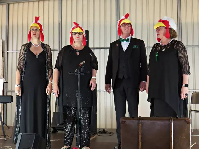 Ja, wo bleibt den das Publikum? | Foto: Brigitte Melder