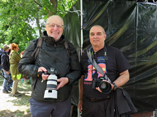 Fotografen unter sich: Johann-Peter Melder und Christian Gaier | Foto: Brigitte Melder