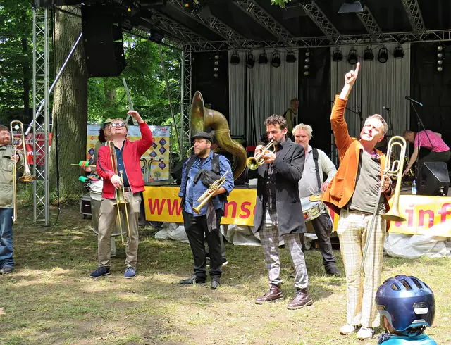 Just in dem Moment kam die Sonne raus | Foto: Brigitte Melder