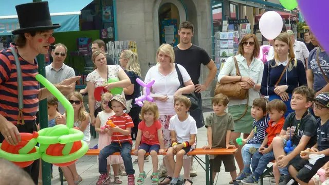 Der Kindertag in Grünstadt bietet wieder viele Mitmachaktionen für die Kleinen. | Foto: Foto: Stadt Grünstadt/gratis