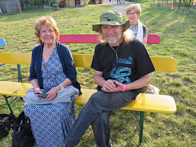 Bevor es los ging noch bisschen mit den Zuschauern gequatscht, hier Gaby Kiessling und ihr Sohn Bernhard | Foto: Brigitte Melder