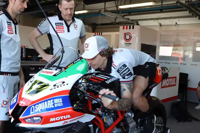 Trockenübungen in der Box haben sich gelohnt - Axel Bassani/Bimota | Foto: moto - foto