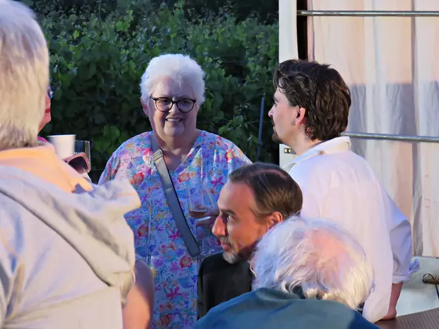 Plausch mit den Zuschauern | Foto: Brigitte Melder