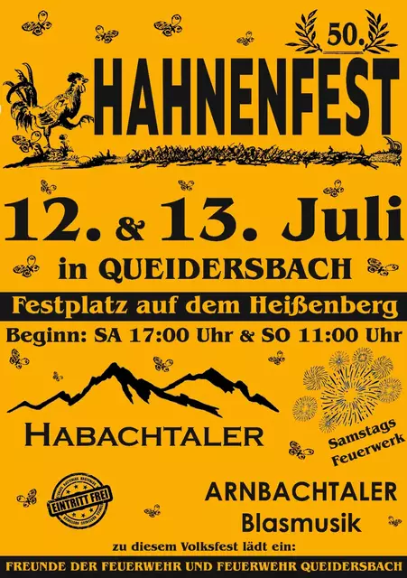 50. Hahnenfest in Queidersbach | Foto: Freunde der Feuerwehr Queidersbach e. V.
