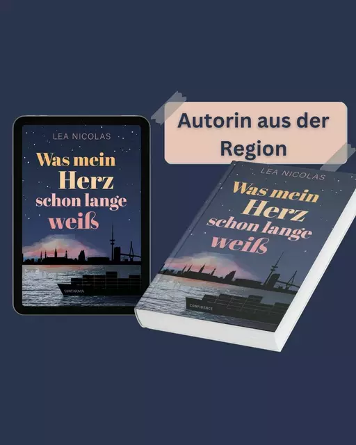 Autorin Lea Nicolas aus der Nähe von Bad Dürkheim hält sich mit dem Roman "Was mein Herz schon lange weiß" in den Top75 auf Amazon | Foto: Lea Nicolas