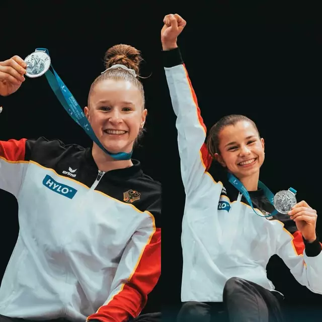 Silja Stöhr und Janoah Müller | Foto: TG Mannheim