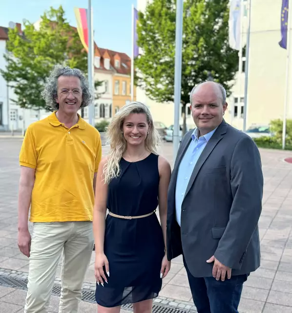 v.l. Joachim Streit , Laura Rummler , Steffen Weiß
 | Foto: FW Kreisvereinigung Germersheim