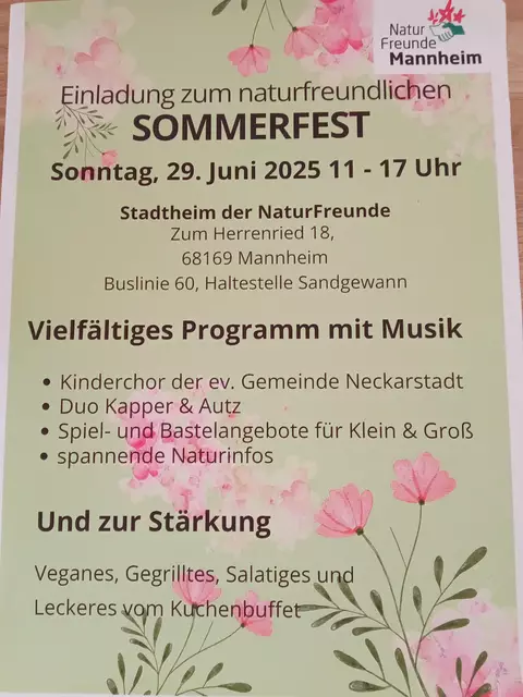 Foto: NaturFreunde Mannheim