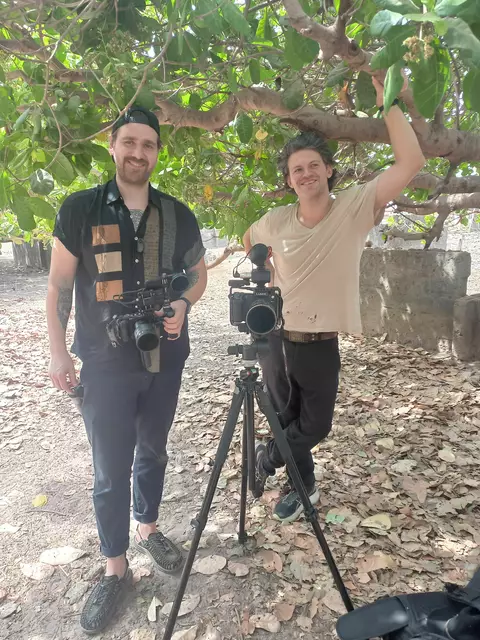 Ein Filmteam kommt überraschend und macht mit uns ein Interview. Den Film findet ihr hier https://www.youtube.com/watch?v=o0qvJQRsinc&amp;t=10s | Foto: Andrea Sprengart