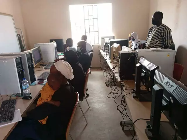 Die Mütter dürfen auch ihre Babys zum Unterricht mitbringen | Foto: Andrea Sprengart