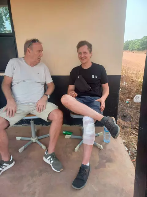 Helmut und John halten einen Plausch | Foto: Andrea Sprengart