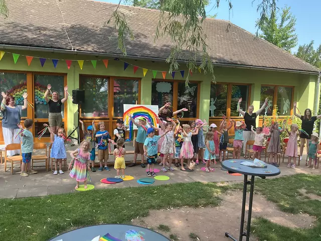 Die Kita Altenglan feierte ihr Regenbogenfest | Foto: E. Riegler