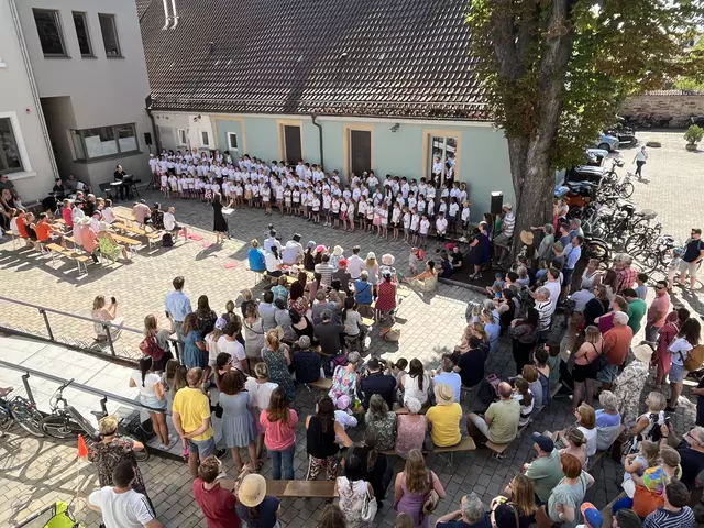Sommerkonzert der Nachwuchschöre der Dommusik im Hof des Hauses der Kirchenmusik | Foto: Dommusik Speyer