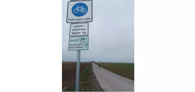 Fahrradstraße bei Mörlheim | Foto: adfc