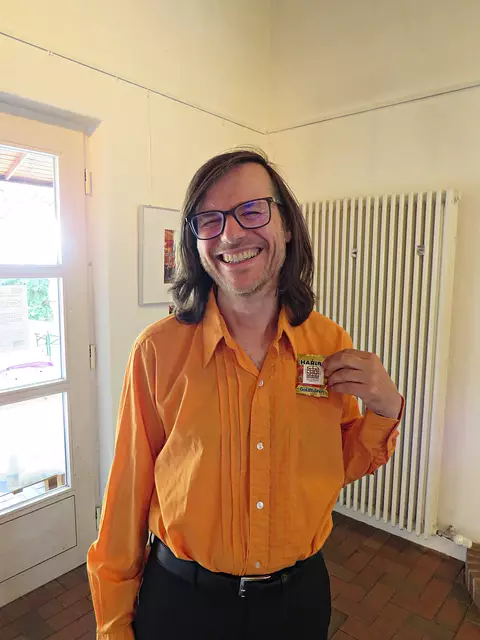 Auch er hat eine Medaille bekommen | Foto: Brigitte Melder