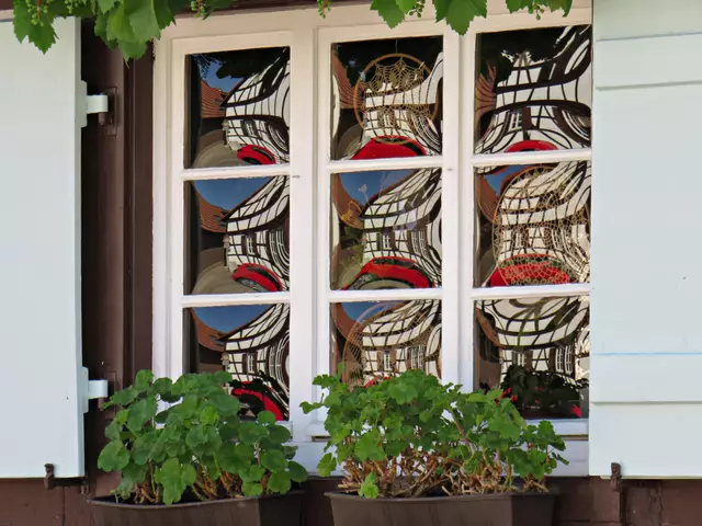 Ein rolles Fotomotiv sind die Butzenfenster | Foto: Brigitte Melder