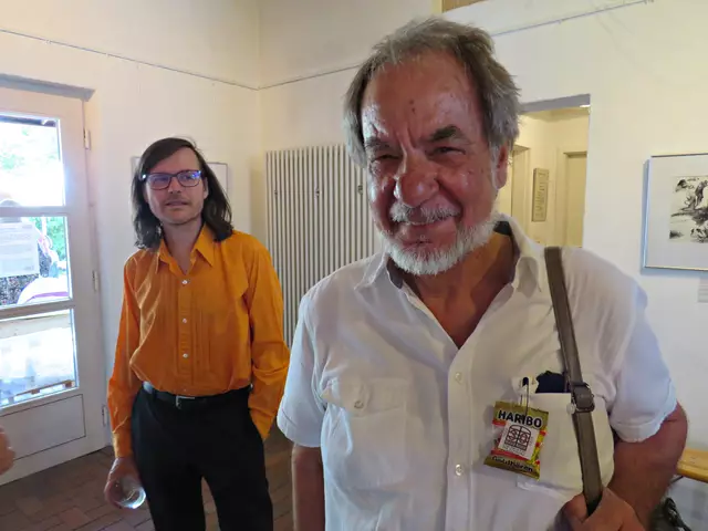 Ernst Kaeshammer mit seiner Medaille | Foto: Brigitte Melder