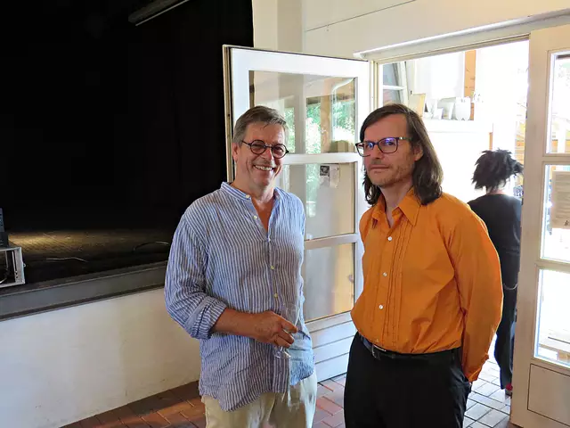 Dr. Uwe Kurz aus Schifferstadt und Dr. Michael Beutelspacher aus Speyer | Foto: Brigitte Melder