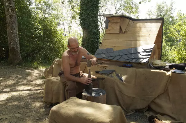 Schieferhandwerk wurde vorgestellt | Foto: Anja Stemler