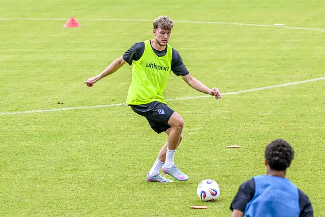 Offensiv-Neuzugang Jascha Brandt beim Trainingsauftakt des SV Waldhof Mannheim. | Foto: Ruffler/PIX-Sportfotos