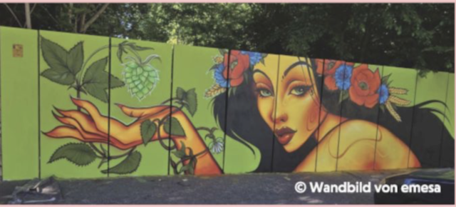 Wandbild von emesa  | Foto: Dieter Walde