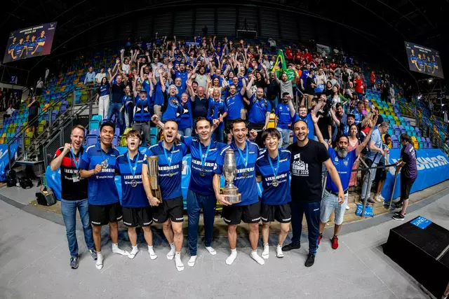 Der Deutsche Meister TTF Liebherr Ochsenhausen | Foto: BeLa Sportfoto