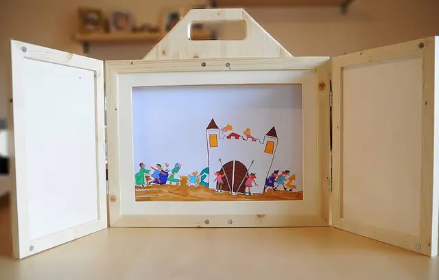 Beispiel für ein Kamishibai-Theater | Foto: Nicole Peschke