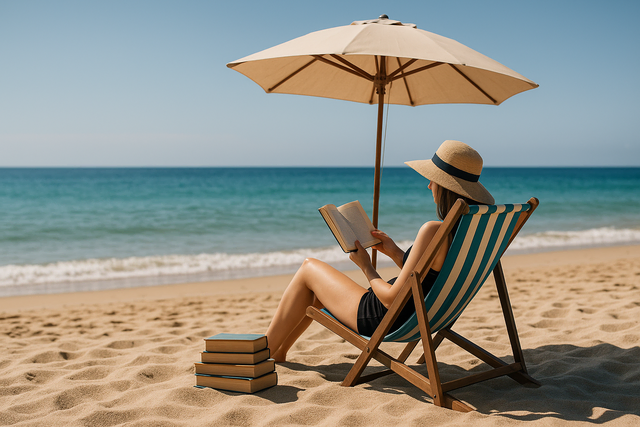 Wir liefern den Lesestoff für den Urlaub - 5 Klassiker der Literaturgeschichte, die man unbedingt gelesen haben sollte | Foto: Heike Schwitalla - erstellt mit KI