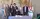 (von links:) Sozialdezernentin Angela Strobel, Bürgermeisterin Natalie Bauernschmitt, Bernhard Dachs (1. Vorstand des Heimat- und Volkstrachtenvereins D'Lechauer e.V. Königsbrunn), Lukas Bauer (1. Vorsitzender der Trachtengruppe Ungstein e.V.), Beigeordneter Gerd Ester, Ortsvorsteher Andreas Wolf und Richard Powley (Vertreter der Winster Morris Dancers) | Foto: Trachtengruppe Ungstein e.V.
