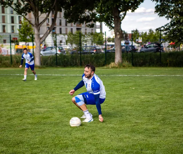 Marcel Stoklasa in Abwehr | Foto: Wolfgang Neuberth