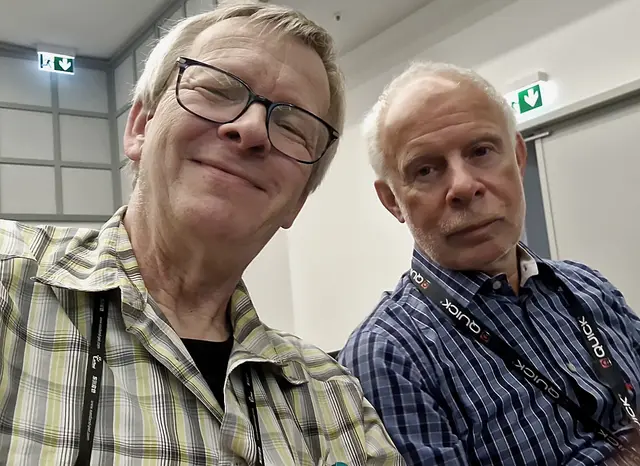 Dieter Spetzke links mit Kollege | Foto: Dieter Spetzke