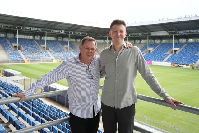 Neuer Geschäftsführer Marco Popiuk (rechts) mit Präsident Bernd Beetz | Foto: SV Waldhof Mannheim