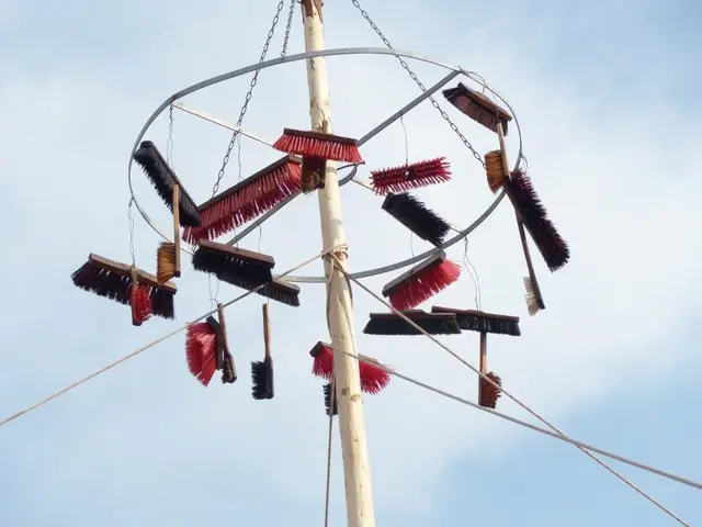 Kerwebaum mit Besen und Bürsten | Foto: Ortsgemeinde Ramberg