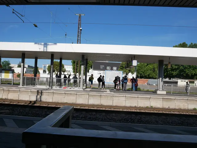 Warten auf den Zug | Foto: Ich