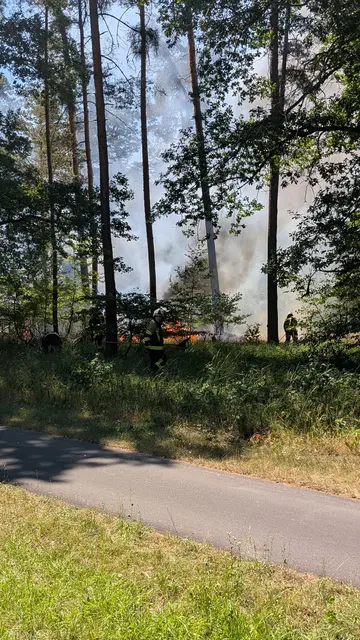 Löscharbeiten | Foto: Feuerwehr Haßloch
