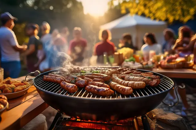 Grillfest als Dankeschön | Foto: Heike Schwitalla - erstellt mit KI