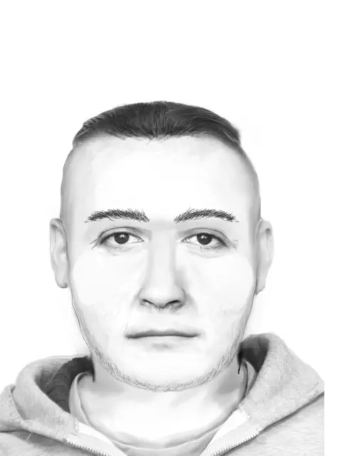 Ein Phantombild des Angreifers vom Berliner Platz | Foto: LKA Rheinland-Pfalz