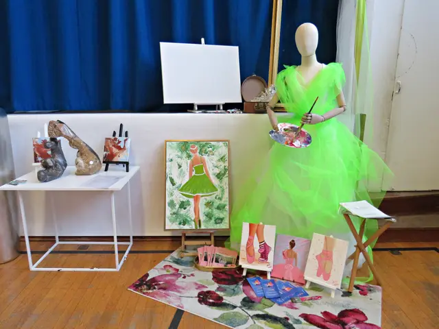 Da grüne Kleid eigene Kreation  | Foto: Brigitte Melder