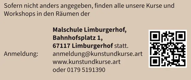 Foto: Alle Bilder: Malschule Limburgerhof - Kunst und Kurse