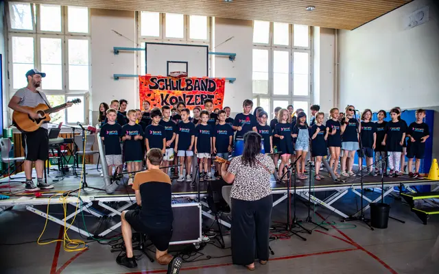 Der Chor der Spinelli Grundschule | Foto: Wolfgang Neuberth