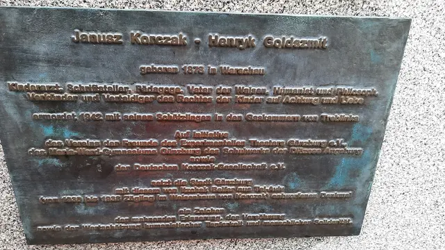 Denkmal für Janusz Konczak in Günzburg | Foto: Kristin Hätterich