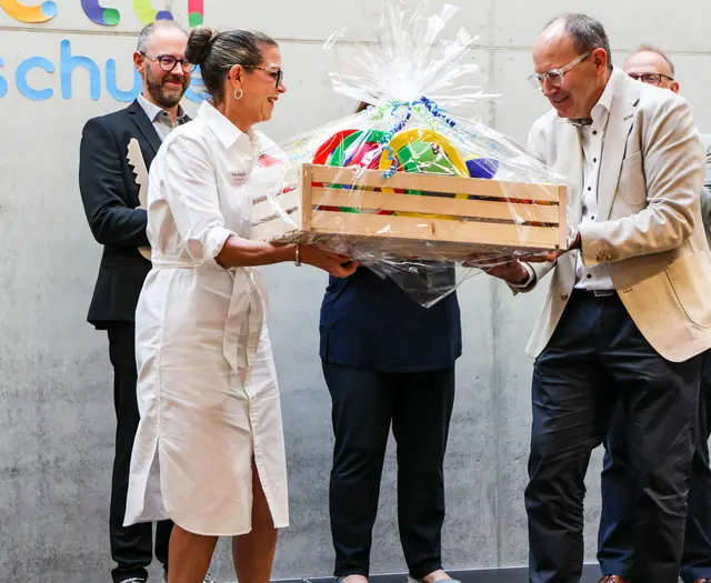 Das Geschenk der Stadt Mannheim | Foto: Wolfgang Neuberth
