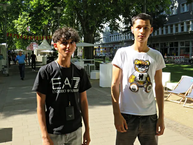 Die jungen Männer besuchten erstmals das Event | Foto: Brigitte Melder