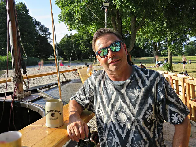Dieter mit einem Feierabendbier | Foto: Brigitte Melder