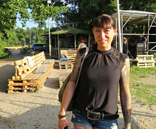Laura Schubert kam nach Feierabend vorbei | Foto: Brigitte Melder