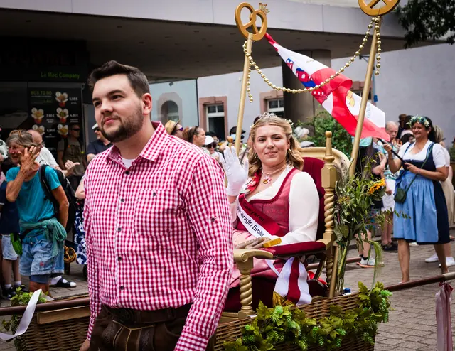 Die frisch gebackene vierte Brezelkönigin: Emilia I. | Foto: Cornelia Bauer