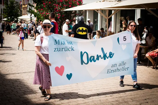 Nach dem schlimmen Unfall im vergangenen Jahr: ein Dankeschön an die Ersthelfer statt schlechter Erinnerungen | Foto: Cornelia Bauer