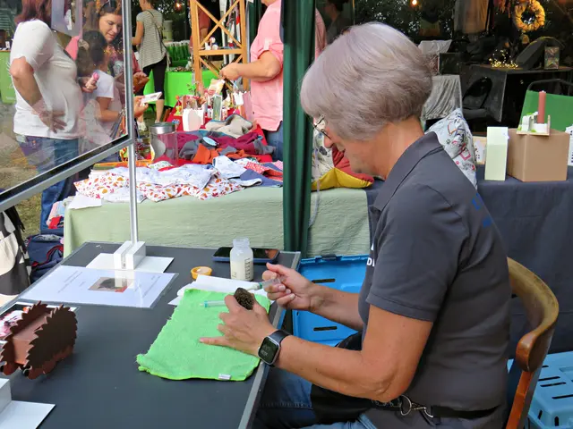 Claudia beim Füttern | Foto: Brigitte Melder